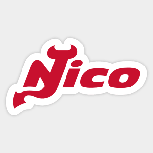 New Jersey Logo Mashup Sticker